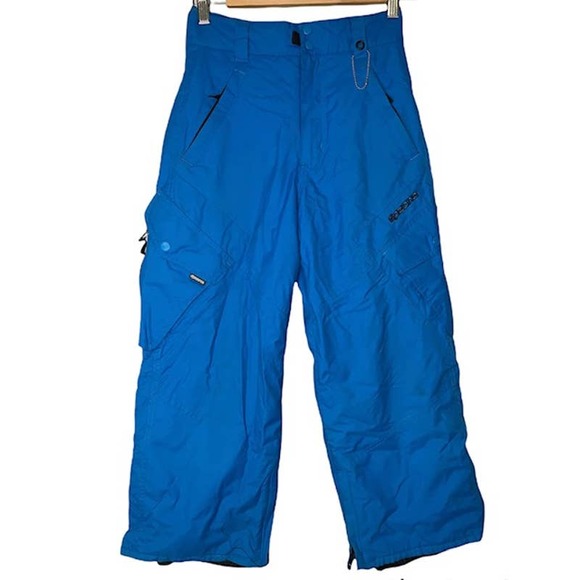 RIPZONE Kids Blue Snow Pants - Small - Picture 1 of 11
